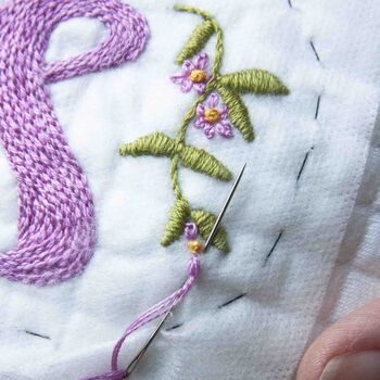 Initial Upcycling Embroidery D.I.Y Gift Kit, 5 of 6