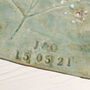 Green Floral Ceramic Butter Tray, thumbnail 5 of 7