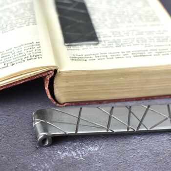 6th Anniversary Gift Iron Chisel Design Bookmark, 5 of 9