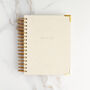 2023 Daily Planner Diary. Creme Original. Personalised, thumbnail 2 of 12
