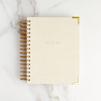 2023 Daily Planner Diary. Creme Original. Personalised, 2 of 12