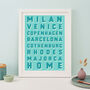 Our Favourite Places Personalised Print, thumbnail 2 of 11
