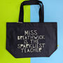 Personalised Super Sparkly Teacher Bag, thumbnail 10 of 12
