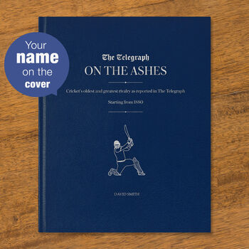 The Ashes Personalised UK Cricket Gift Newspaper Book, 2 of 12