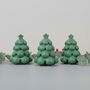 Green Christmas Tree Candle And Christmas Decoration, thumbnail 1 of 11