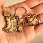 Personalised Gardening Keyring Gift For Gardener, thumbnail 1 of 8