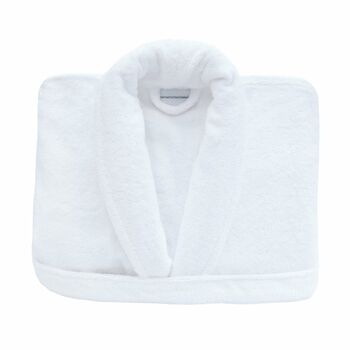 Verona Organic Cotton Towelling Dressing Gown, 7 of 7