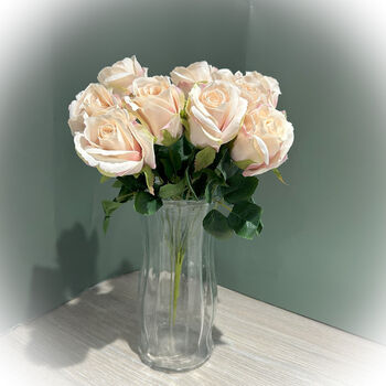 Faux Flowers Stems Bunched Roses, 6 of 6