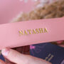 Personalised Pink Bookmark Gift For Her Travel Present, thumbnail 6 of 8