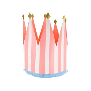 Striped Party Crowns Pack Of Eight, 10 of 10
