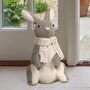 Personalised Woodland Rabbit Doorstop, thumbnail 3 of 6