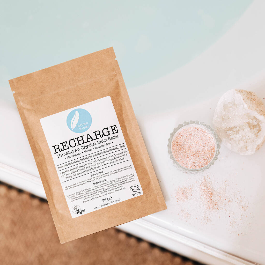 Recharge Himalayan Bath Salt Sachet By Corinne Taylor