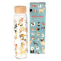 Best In Show Doggy Design Glass Water Bottle 420ml, thumbnail 1 of 4