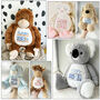 Personalised Embroidered Teddy Bears, thumbnail 1 of 12