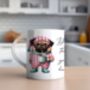 Personalised Pug Morning Coffee Pet Dog Gift Mug, thumbnail 1 of 2