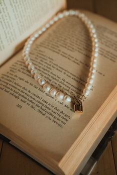 'Pangako' Promise Rice Pearl Necklace, 8 of 12