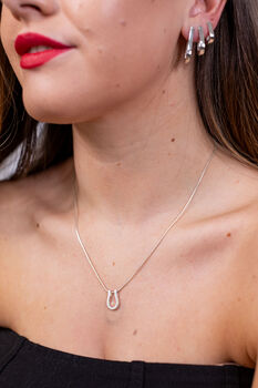 Horse Shoe Petal Pendant, 9 of 12