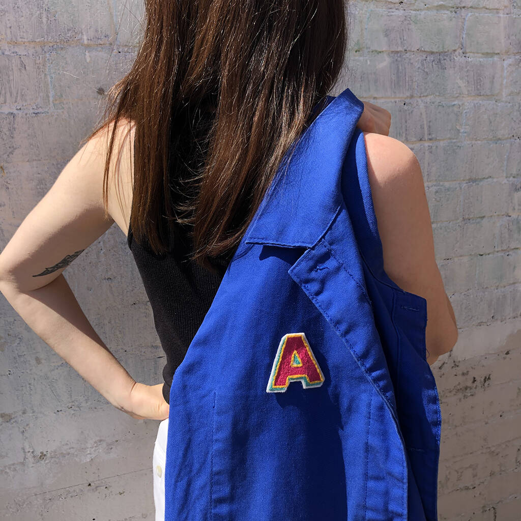 Initial Letter Patch Embroidery Kit By Modern Floss