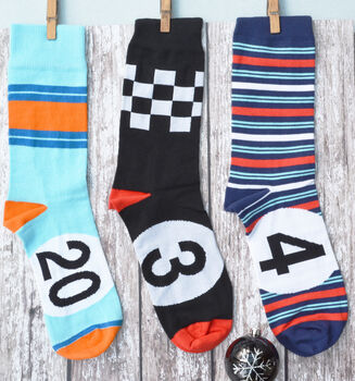 Racing Car Socks Available In Ten Colours, 3 of 12