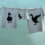 Family Duck Tshirt Trio Tops For Dad Mum And Child, thumbnail 1 of 5