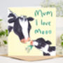 I Love You Mum Mothers Day Card, thumbnail 2 of 2