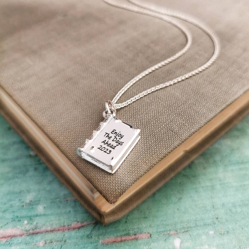 Silver Story Book Charm, Clip On Charms