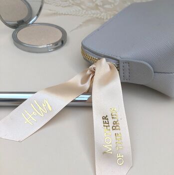 Mother Of The Bride Boutique Personalised Makeup Bag, 7 of 11
