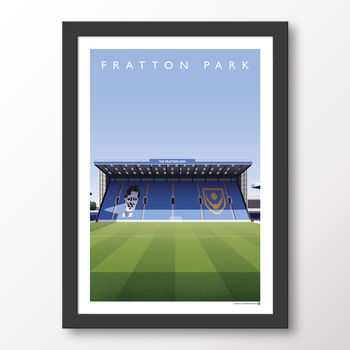 Portsmouth Fratton Park From The Centre Circle Poster, 7 of 7