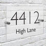 Personalised House Number Sign, thumbnail 3 of 4