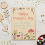 Personalised Happy Mothers Day Wooden Keepsake Card, thumbnail 4 of 5