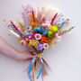 Rainbow Dried Flower Bouquet, thumbnail 1 of 7