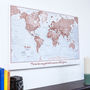 Personalised World Is Art Map, thumbnail 8 of 12