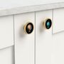 Planet Print Decorative Drawer Door Cupboard Cabinet Knobs Handle Available In A Gold, Silver, Black And Antique Gold Base, thumbnail 5 of 9