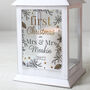Personalised First Christmas Married Lantern, thumbnail 2 of 6