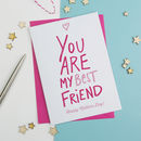 best friend mothers day card by a is for alphabet | notonthehighstreet.com