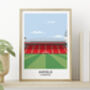 Liverpool Anfield Football Stadium Print Gift, thumbnail 1 of 9