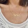 Personalised Infinity Name Necklace, thumbnail 2 of 8