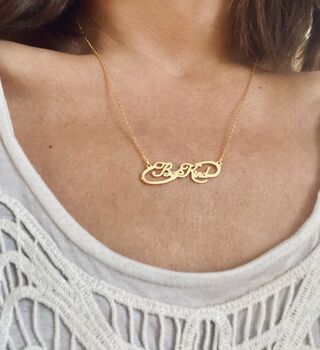 Personalised Infinity Name Necklace, 2 of 8