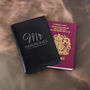 Personalised Mr And Mrs Black Passport Holders, thumbnail 3 of 6
