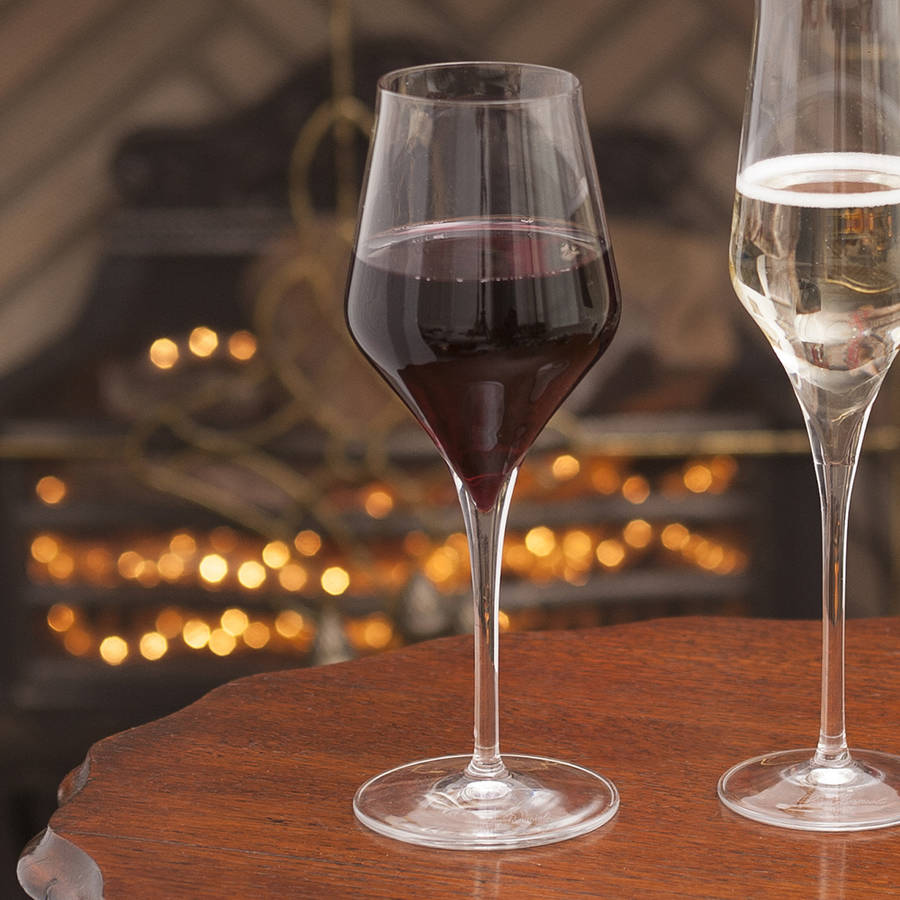 wine connoisseur’s elegant red wine flute by dibor