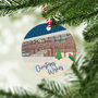 Aston Villa Christmas Wooden Bauble, Football Xmas Gift, thumbnail 1 of 2