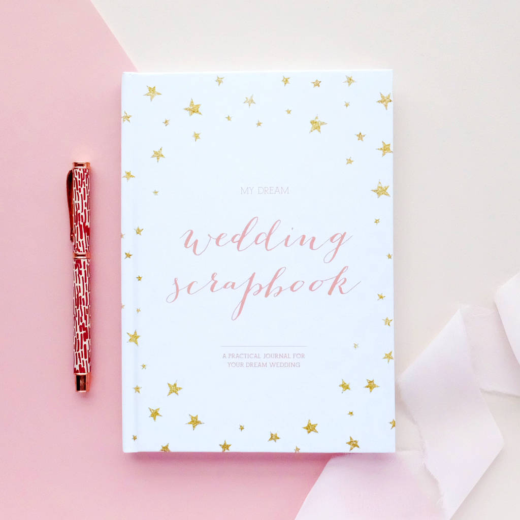 wedding planner book  engagement gift by blush and gold  notonthehighstreet