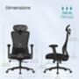 Ergonomic Office Chair Computer Desk Chair, thumbnail 2 of 7