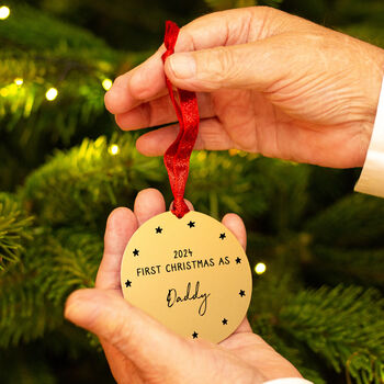 First Christmas As Personalised Christmas Decoration, 6 of 12