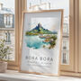 Bora Bora French Polynesia Travel Print, thumbnail 2 of 7