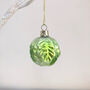 Christmas Sprout Glass Bauble, thumbnail 1 of 3