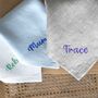 Personalised Cotton Linen Names Napkin Gift, thumbnail 1 of 3