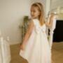 Vera ~ Ivory Flower Girl Or Communion Dress, thumbnail 3 of 9