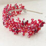 Red Crystal Headband, thumbnail 2 of 9