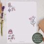 A4 Letter Writing Paper With Pink Wild West Cowgirl, thumbnail 1 of 4